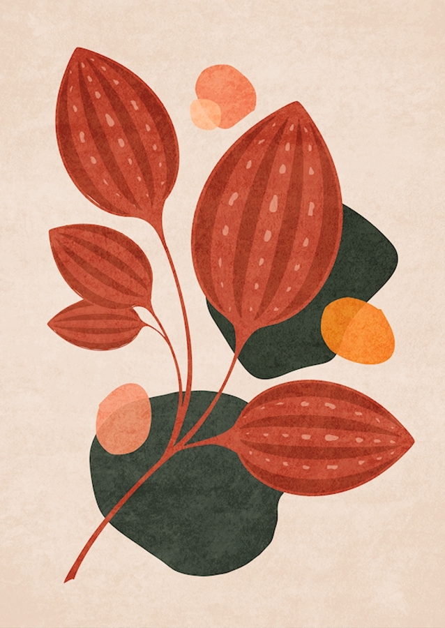 Boho Leaves 04